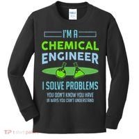 A Chemical Engineer I Solve Problems Chemical Engineering Kids Long Sleeve Shirt thumb 0