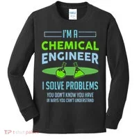 A Chemical Engineer I Solve Problems Chemical Engineering Kids Long Sleeve Shirt thumb 0