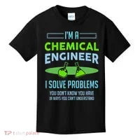 A Chemical Engineer I Solve Problems Chemical Engineering Kids T-Shirt thumb 0
