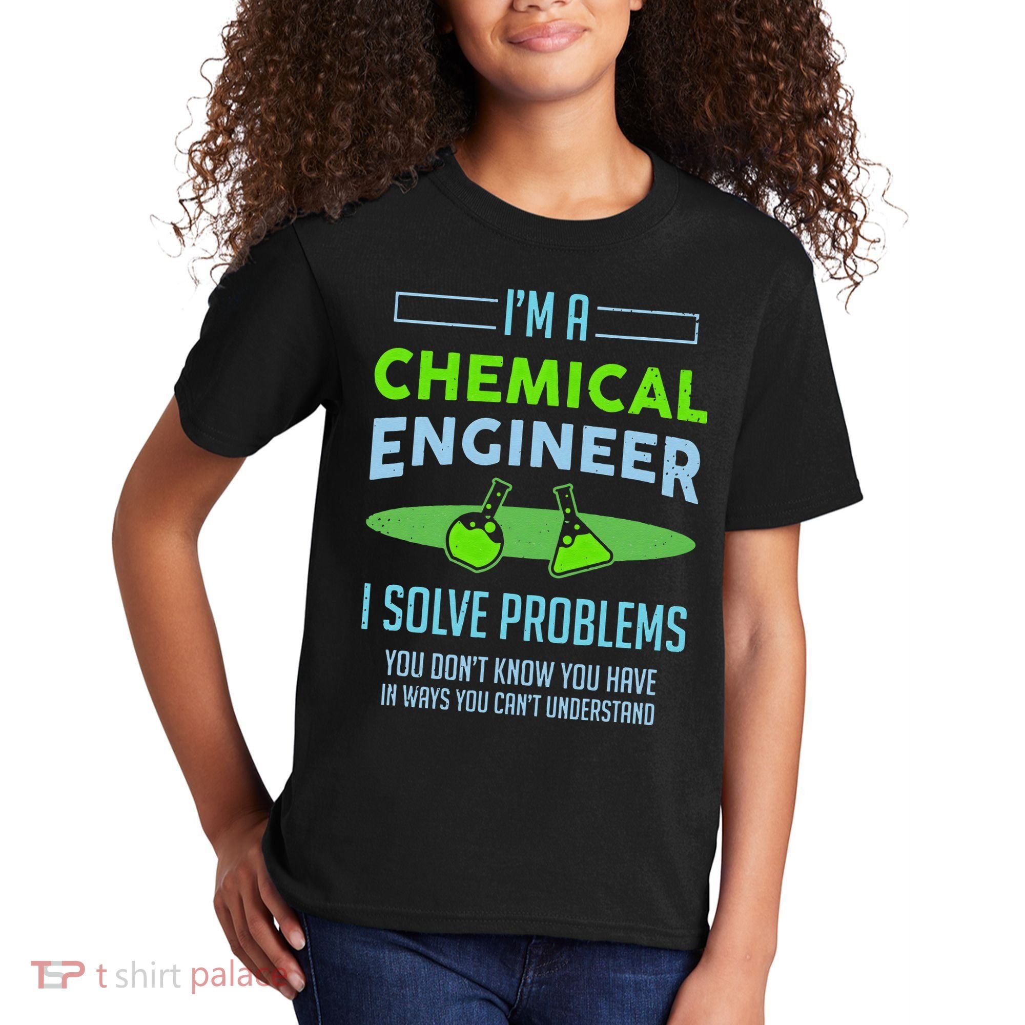 A Chemical Engineer I Solve Problems Chemical Engineering Kids T-Shirt