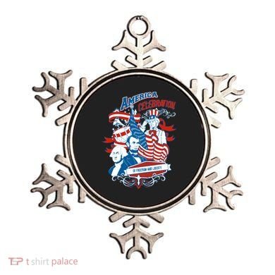 America Celebration Freedom Liberty Lincoln Washington Ornament