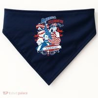 America Celebration Freedom Liberty Lincoln Washington USA-Made Doggie Bandana thumb 0
