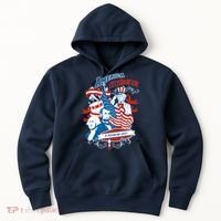 America Celebration Freedom Liberty Lincoln Washington Hoodie thumb 0