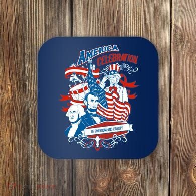America Celebration Freedom Liberty Lincoln Washington Coaster