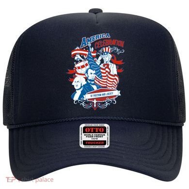 America Celebration Freedom Liberty Lincoln Washington Hat