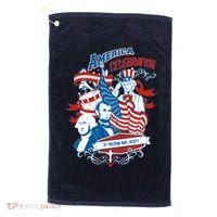 America Celebration Freedom Liberty Lincoln Washington Golf Towel thumb 0