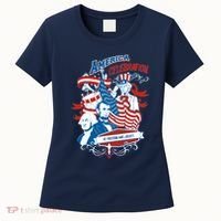 America Celebration Freedom Liberty Lincoln Washington Women's T-Shirt thumb 0