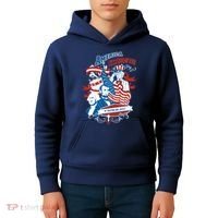 America Celebration Freedom Liberty Lincoln Washington Kids Hoodie thumb 4
