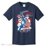 America Celebration Freedom Liberty Lincoln Washington Kids T-Shirt thumb 0