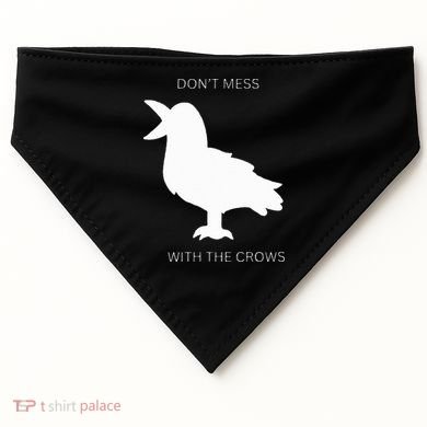 Autism crow fun  USA-Made Doggie Bandana