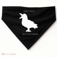 Autism crow fun  USA-Made Doggie Bandana thumb 0