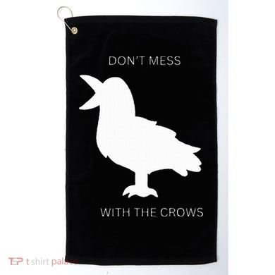 Autism crow fun  Golf Towel