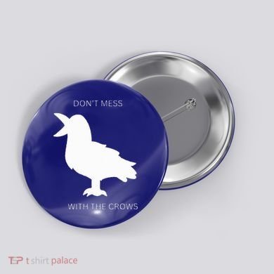Autism crow fun  Button
