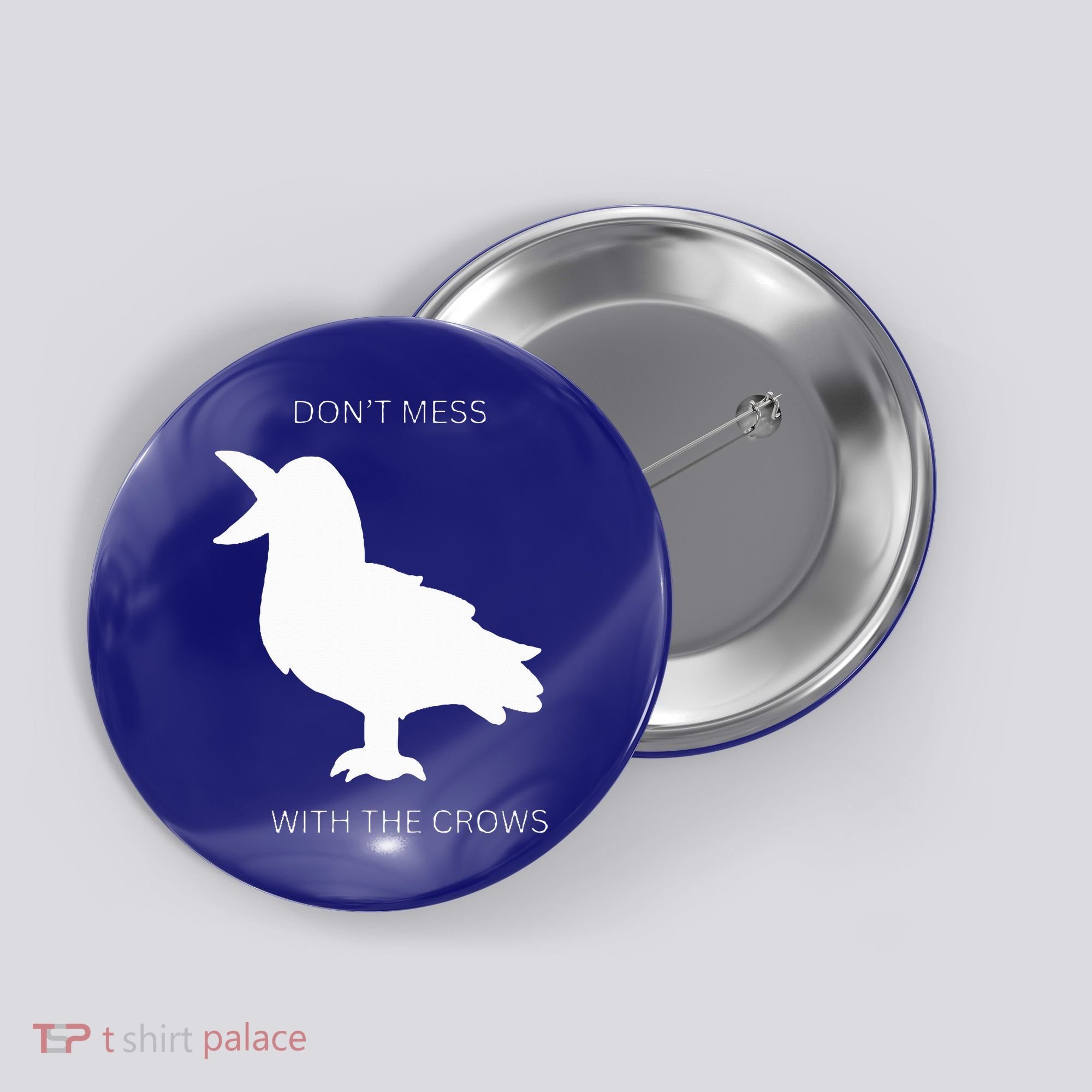 Autism crow fun  Button