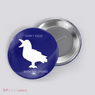 Autism crow fun  Button
