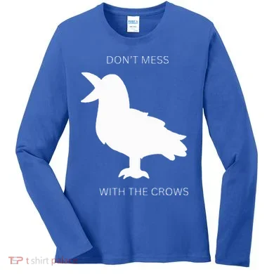 Autism crow fun  Women's Long Sleeve Shirt