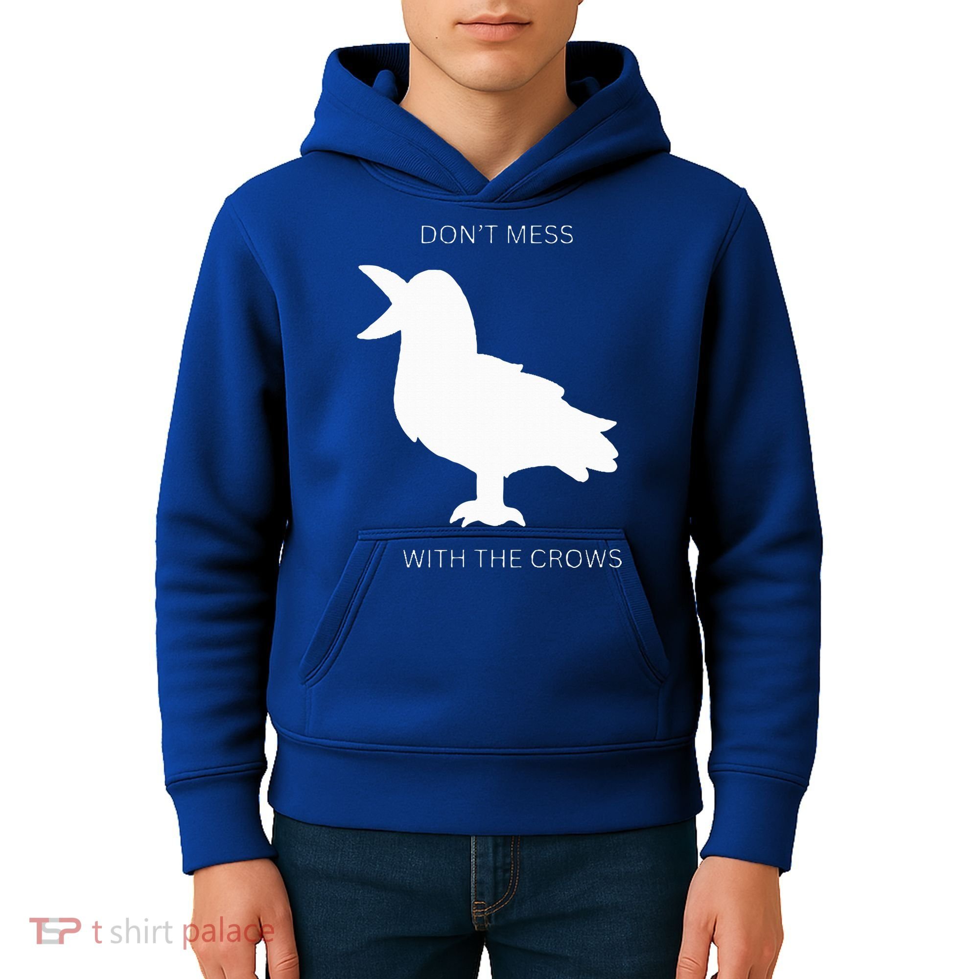 Autism crow fun  Kids Hoodie