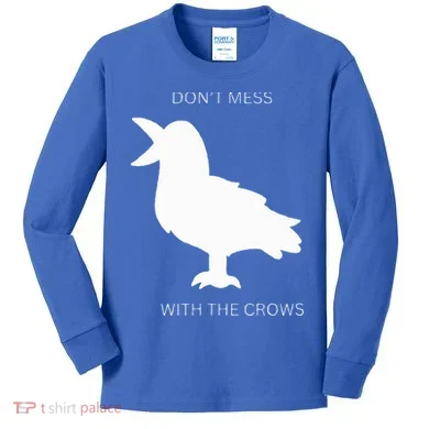 Autism crow fun Kids Long Sleeve Shirt