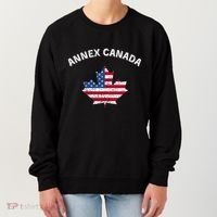 Annex Canada Funny Political Canada 51st State Women's Sweatshirt thumb 0