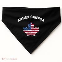 Annex Canada Funny Political Canada 51st State USA-Made Doggie Bandana thumb 0
