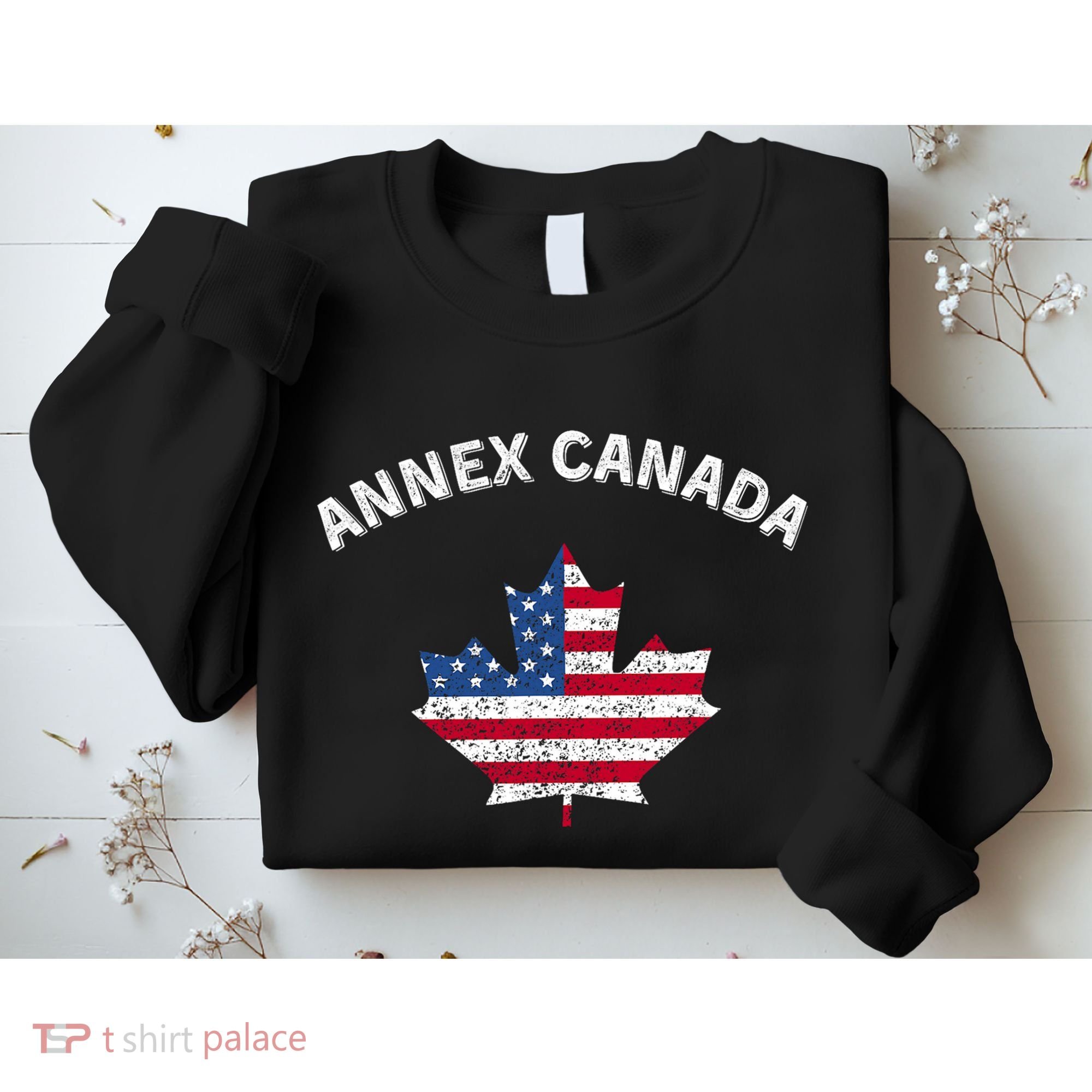 Annex Canada Funny Political Canada 51st State Sweatshirt