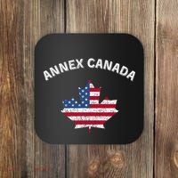 Annex Canada Funny Political Canada 51st State Coaster thumb 0
