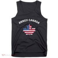 Annex Canada Funny Political Canada 51st State Tank Top thumb 0