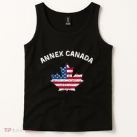Annex Canada Funny Political Canada 51st State Tank Top thumb 2