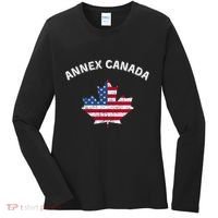 Annex Canada Funny Political Canada 51st State Women's Long Sleeve Shirt thumb 0