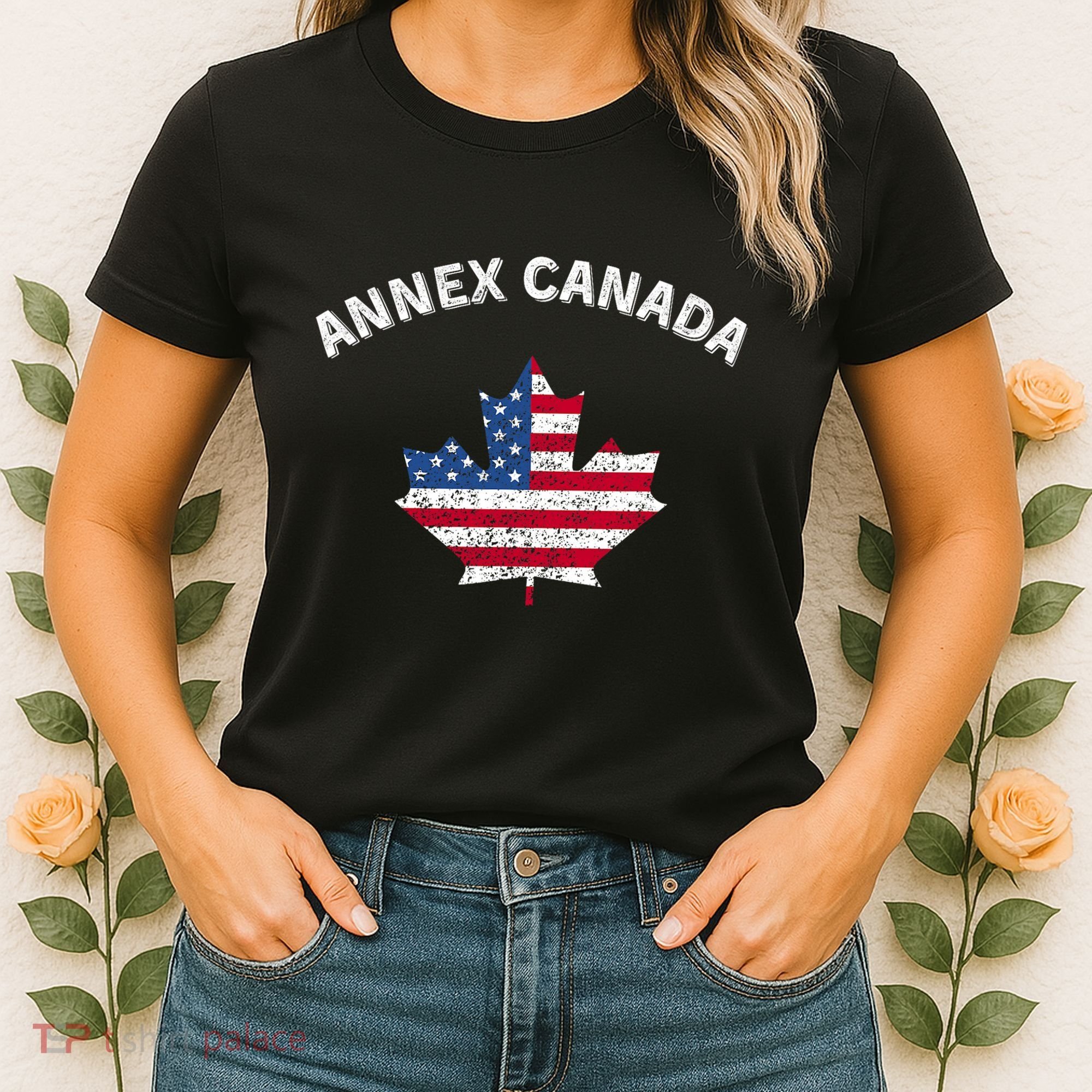 Annex Canada Funny Political Canada 51st State Women's T-Shirt