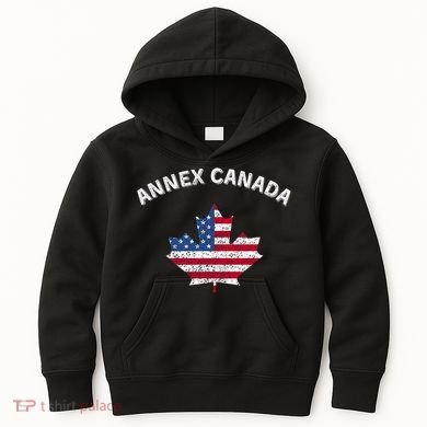 Annex Canada Funny Political Canada 51st State Kids Hoodie