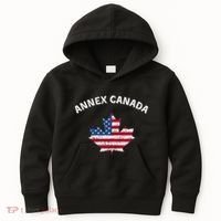 Annex Canada Funny Political Canada 51st State Kids Hoodie thumb 0