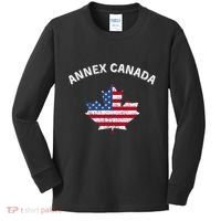Annex Canada Funny Political Canada 51st State Kids Long Sleeve Shirt thumb 0
