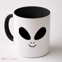 Alien Costume Funny Green Face Halloween Party Adults Coffee Mug thumb 0