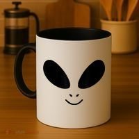 Alien Costume Funny Green Face Halloween Party Adults Coffee Mug thumb 4