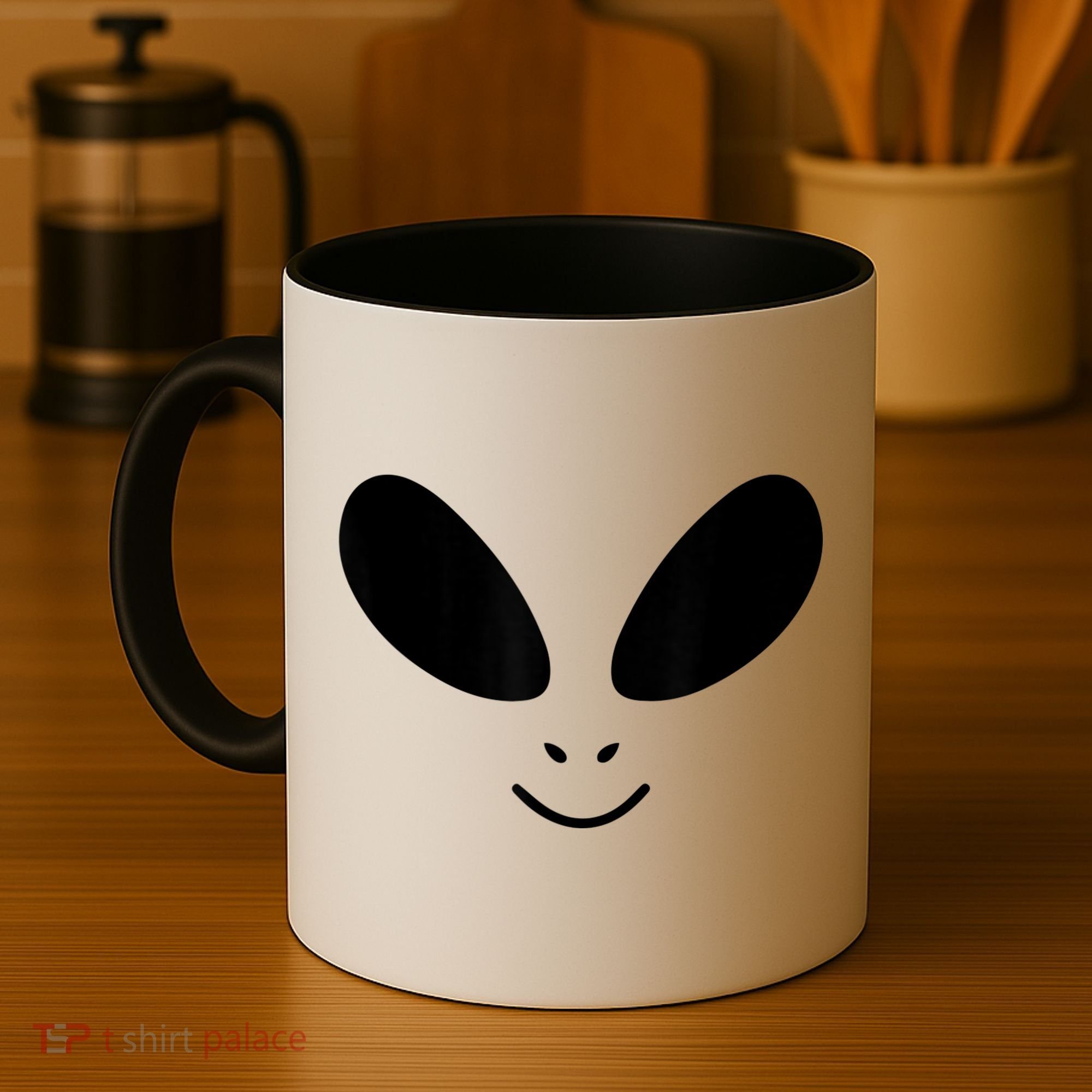 Alien Costume Funny Green Face Halloween Party Adults Coffee Mug