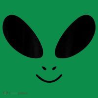 Alien Costume Funny Green Face Halloween Party Adults Sweatshirt thumb 3