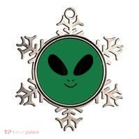 Alien Costume Funny Green Face Halloween Party Adults Ornament thumb 0