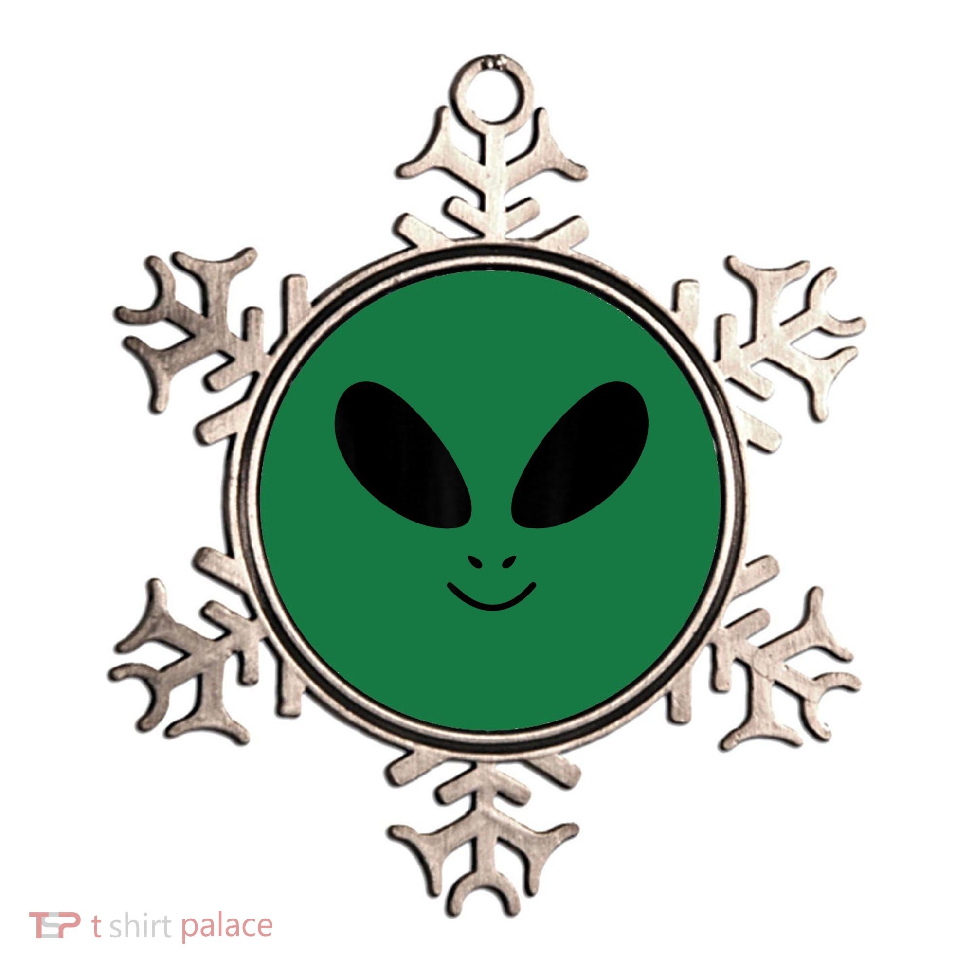 Alien Costume Funny Green Face Halloween Party Adults Ornament