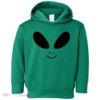 Alien Costume Funny Green Face Halloween Party Adults Toddler Hoodie thumb 0