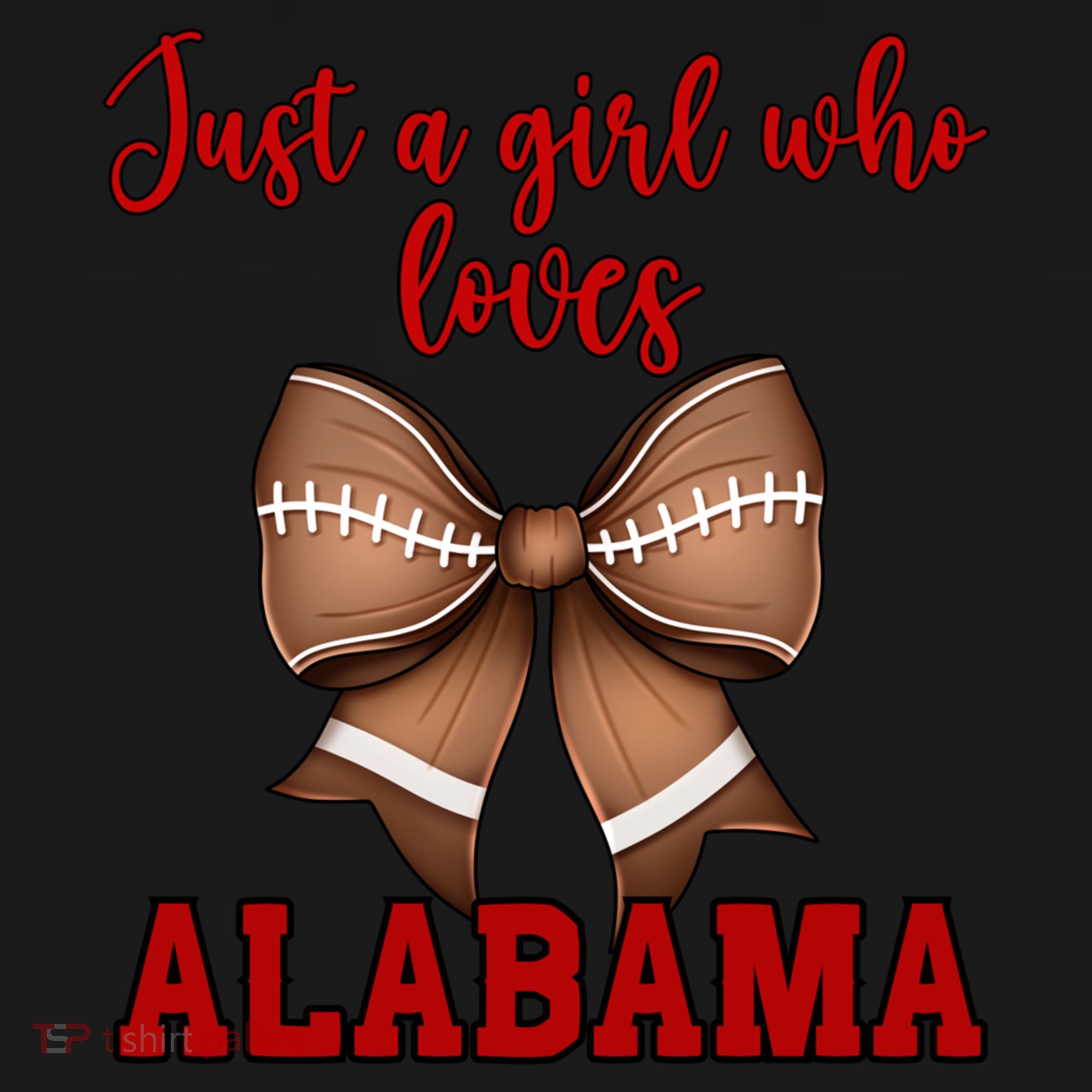 Alabama Coquette Football Bow Loves Alabama Cute Gift Women's Hoodie