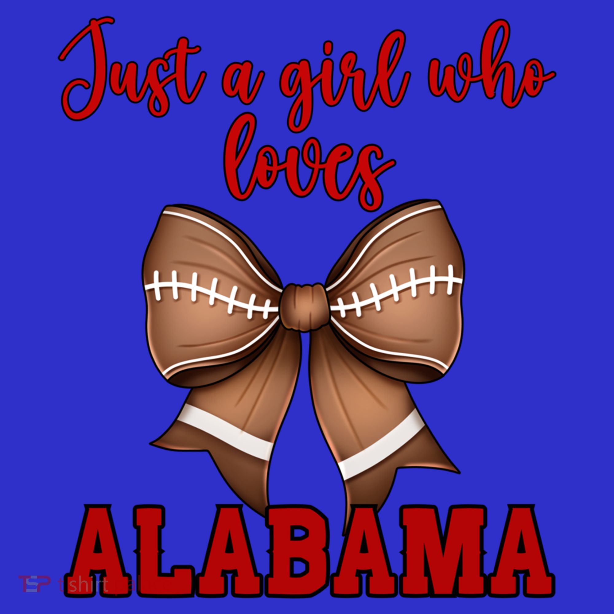 Alabama Coquette Football Bow Loves Alabama Cute Gift Women's Tank Top