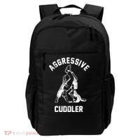 Aggressive Cuddler Funny Wrestling Meme Backpack thumb 0