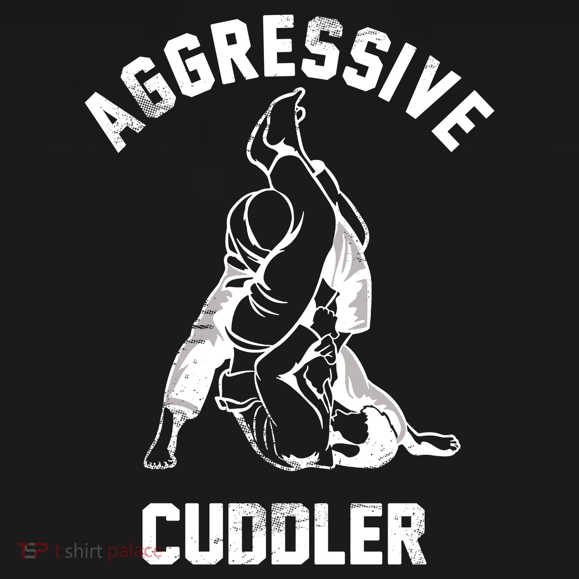 Aggressive Cuddler Funny Wrestling Meme Backpack