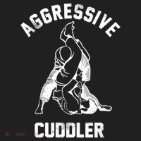 Aggressive Cuddler Funny Wrestling Meme Beanie thumb 2