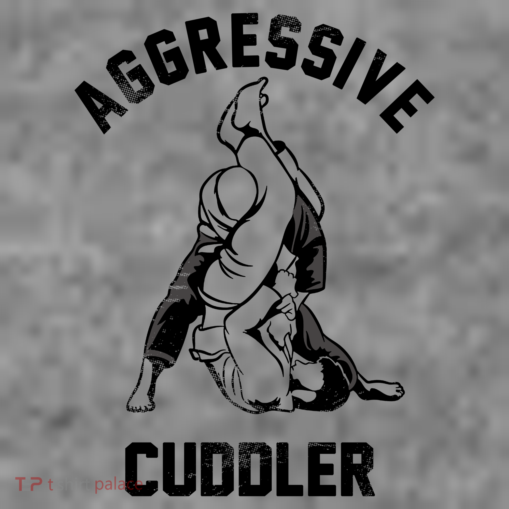 Aggressive Cuddler Funny Wrestling Meme Women's Hoodie