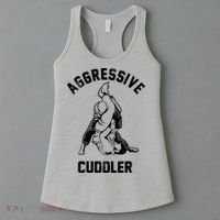 Aggressive Cuddler Funny Wrestling Meme Women's Tank Top thumb 3