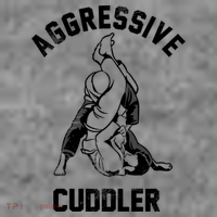 Aggressive Cuddler Funny Wrestling Meme Kids Long Sleeve Shirt thumb 2