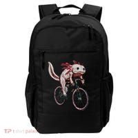 Axolotl Cycling Funny Axolotl Lover Axolotl Bicycle Axolotl Backpack thumb 0