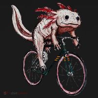 Axolotl Cycling Funny Axolotl Lover Axolotl Bicycle Axolotl Women's Hoodie thumb 2
